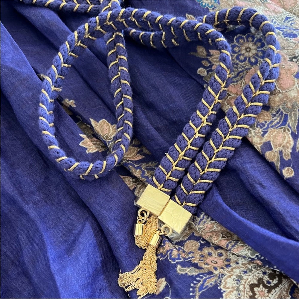 Zimmermann Anneke Maxi Dress in Indigo Paisley - Picture 13 of 16